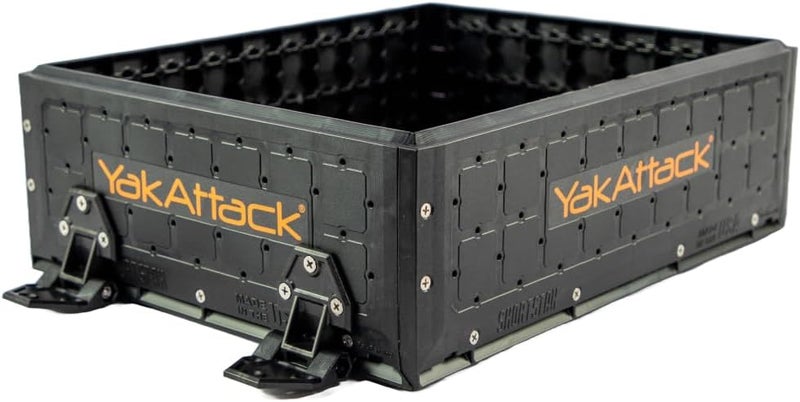YakAttack طقم ترقية ShortStak لـ BlackPak Pro | 13" × 16" – أسود | تمديد صندوق قوارب قابل للتكديس مع لوحات GridLoc وملحقات | ليس صندوق مستقل | صنع في الولايات المتحدة - Image 3